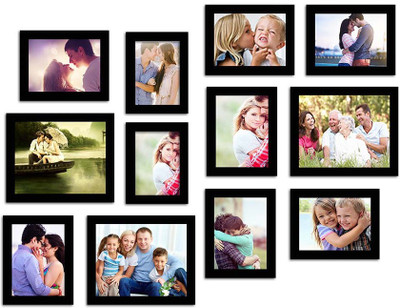 

Make Home Happy MDF Photo Frame(Black, 12 Photos)