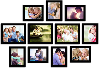 

Make Home Happy MDF Photo Frame(Black, 11 Photos)