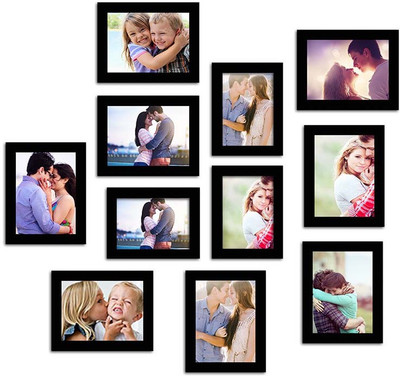 

Make Home Happy MDF Photo Frame(Black, 11 Photos)