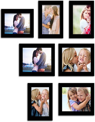 

Make Home Happy MDF Photo Frame(Black, 7 Photos)