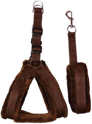 

Skora Nylon Brown fur 1.25 Inch , Harness & Leash Dog Harness & Leash (, Brown) Dog Harness & Leash(, brown