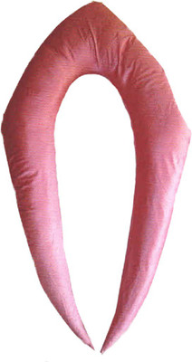 

Comfort Pillow Solid Pregnancy Pillow Pack of 1(Pink)