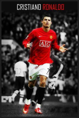 

KumkumArts Cristiano Ronaldo Wall Sticker Poster 12 x 18 Inch HD Quality Material Gloss Paper. Paper Print(18 inch X 12 inch, Rolled)