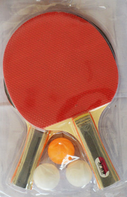 

Toys Factory Kids Table Tennis Rackets+3 Balls-47 Multicolor Table Tennis Racquet(20 g)