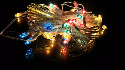 

A R 15 inch Red, Yellow, Green, Blue Rice Lights(Pack of 5)
