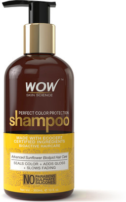 

WOW SKIN SCIENCE Perfect Color Protection Shampoo - No Parabens, Sulphates & Silicones(300 ml)