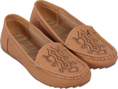 

FASHBEAT Loafers For Women(Brown