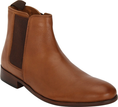 

Red Tape Men Leather Boots For Men(Tan