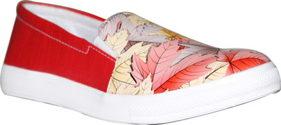 

Prompt Out Comfy Loafer & Sneaker Sneakers For Women(Red, White