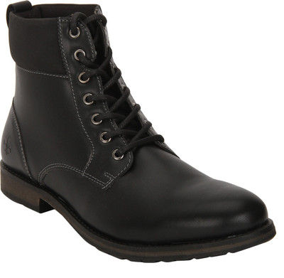 

Bond Street By Red Tape Men Casual Biker Boots For Men(Black