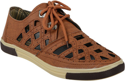 

hillsvog Sneakers For Men(Brown