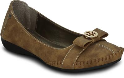 Get Glamr Alexa Bellies For Women(Brown, Tan