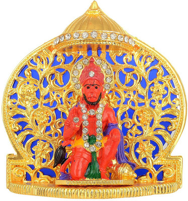 

Kulin Devta God Hanuman | Bajrangbali Idol | Statue For Car Dashboard | Home Decor | Gifting Decorative Showpiece - 7.5 cm(Alloy, Multicolor)