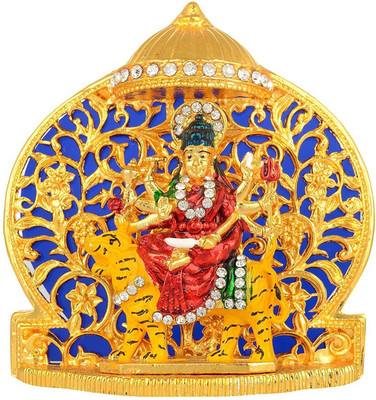 

Kulin Devta Goddess Durga Idol | Statue For Car Dashboard | Home Decor | Gifting Decorative Showpiece - 7.5 cm(Alloy, Multicolor)