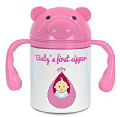 

Lilsta Personalized Kids Sipper Bottle - 250ml(Pink)