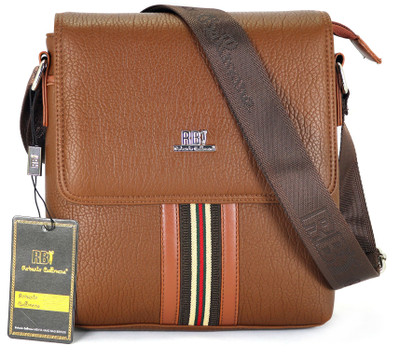 

Roberto Ballmore Boys & Girls Formal Brown Leatherette Sling Bag