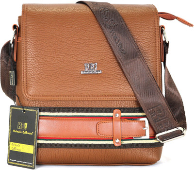 

Roberto Ballmore Boys & Girls Formal Brown Leatherette Sling Bag