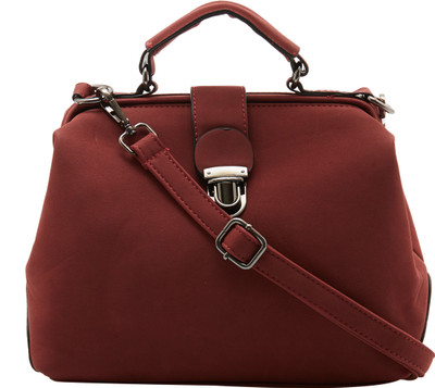 

Satchel Bags Women Casual Maroon PU Sling Bag