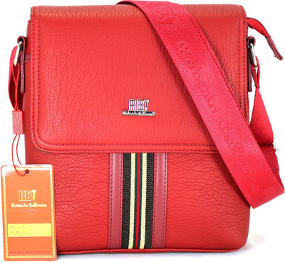 

Roberto Ballmore Boys & Girls Formal Red Leatherette Sling Bag