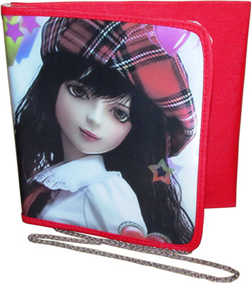

Baronex Girls Casual Red Acrylic Sling Bag