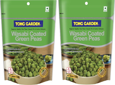 

Tong Garden Wasabi Coated Green Peas(150 g, Pack of 2)
