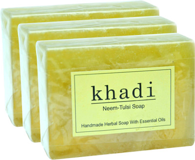 

Khadi Herbal Neem-Tulsi [ PACK OF 3](375 g, Pack of 3)