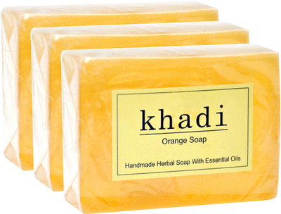 

Khadi Vagad's Khadi Orange Soap(375 g, Pack of 3)