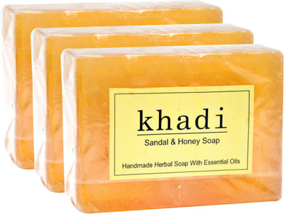 

Vagad's Khadi Sandal & Honey Soap(375 g, Pack of 3)