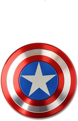 

Generic Captain America Shield Metal Hand Spinner, Red Fidt(Red)
