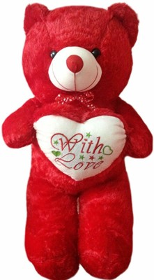 kashish trading company Very Exclusive Red With Love Teddy bear ( 70 Cm )  - 28 inch(Red)