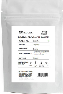 

Tea Floor Darjeeling Royal Roasted Unflavoured Black Tea Vacuum Pack(100 g)