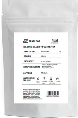 

Teafloor Nilgiris Silver Tip Unflavoured White Tea Vacuum Pack(100 g)