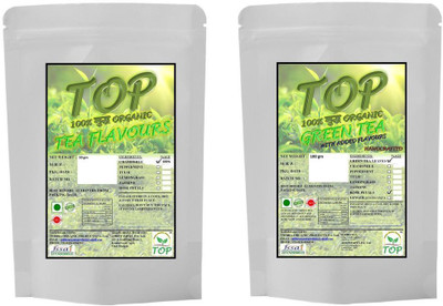Top Organic Chamomile Tea with Organic Rose Green Tea (150 gms) Herbal Tea Vacuum Pack(150 g)