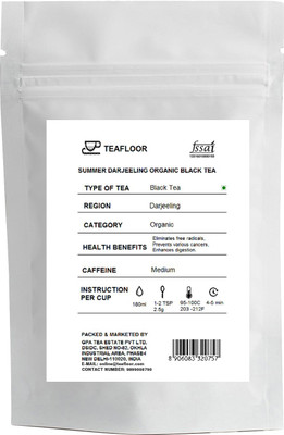 

Tea Floor Summer Darjeeling Organic Unflavoured Black Tea Vacuum Pack(100 g)