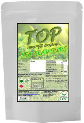 Top Organic Jasmine Tea (150 gms) Herbal Tea Vacuum Pack(150 g)