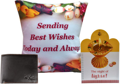 

Saugat Traders Greeting Card, Cushion Gift Set