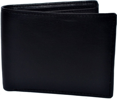 

Refresh Global Trade Men Black Genuine Leather Wallet(3 Card Slots)