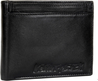 

Kelvin Planck Boys Black Genuine Leather Wallet(7 Card Slots)