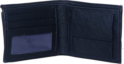 

addiK Men Black Artificial Leather Wallet(7 Card Slots)