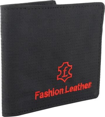 

Fashion Leather Men Black Denim Wallet(6 Card Slots)