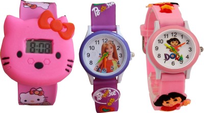 SS Traders Kitty, Barbie Kids Watch - Good gifting Item - Excellent Birthday gift Watch  - For Boys & Girls   Watches  (SS Traders)