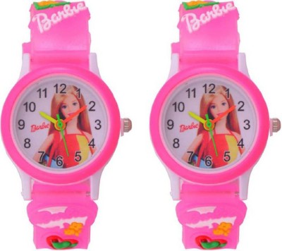 SS Traders Pink Good Looking Combo offer for Kids - Good gifting Item Watch  - For Girls   Watches  (SS Traders)