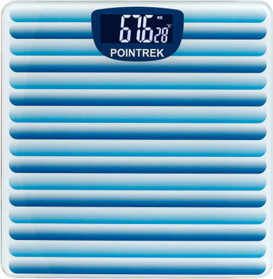 

POINTREK DIGITAL ELECTRONIC LCD PERSONAL HEALTH BODY CHECKUP FITNESS Weighing Scale(Blue)