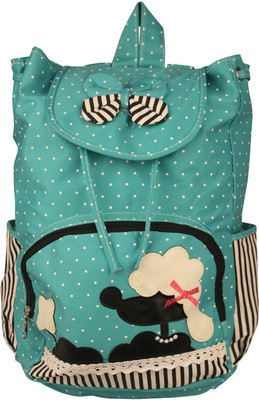 Sky One SkyOne 19 L Backpack(Green), Sea green