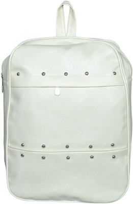

FighterBulls BACKPACK005 20 L Backpack(Silver), Cream