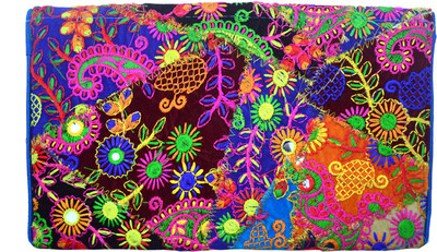

Haastika Applique Multi color Silang bag Sling Bag(Multicolor, 10 inch)