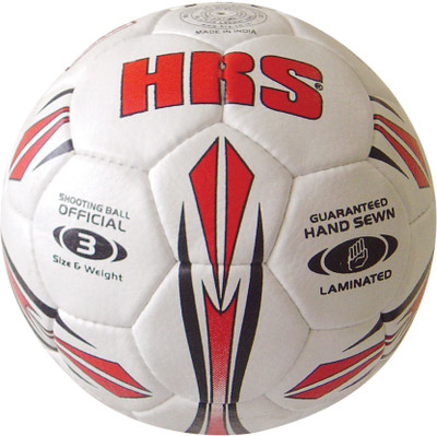 

HRS SUPER (Leather Material, 32 Panel) Shooting Ball - Size: 5(Pack of 1, Multicolor)