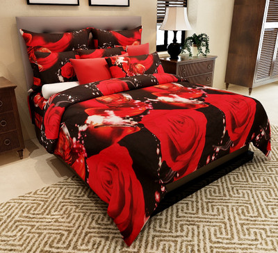 65% OFF on Home Candy 152 TC Polycotton Double 3D Printed Bedsheet(1 Bedsheet, 2 Pillow Covers, Multicolor) 65% OFF on Home Candy 152 TC Polycotton Double 3D Printed Bedsheet(1 Bedsheet, 2 Pillow Covers, Multicolor)