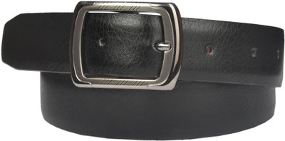 

Saugat Traders Men Casual, Party, Formal, Evening Black, Black Genuine Leather Reversible Belt