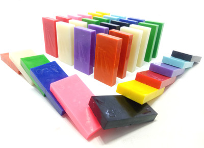 

Domino Rush Toppling Dominoes | 100 Pcs | Square Edge(Multicolor)